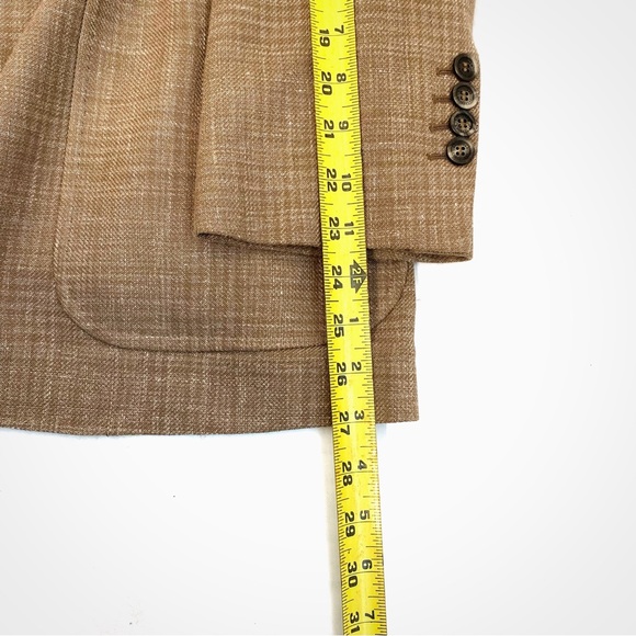 Brunello Cucinelli Silk & Linen Plaid Blazer | 44 - Picture 14 of 15